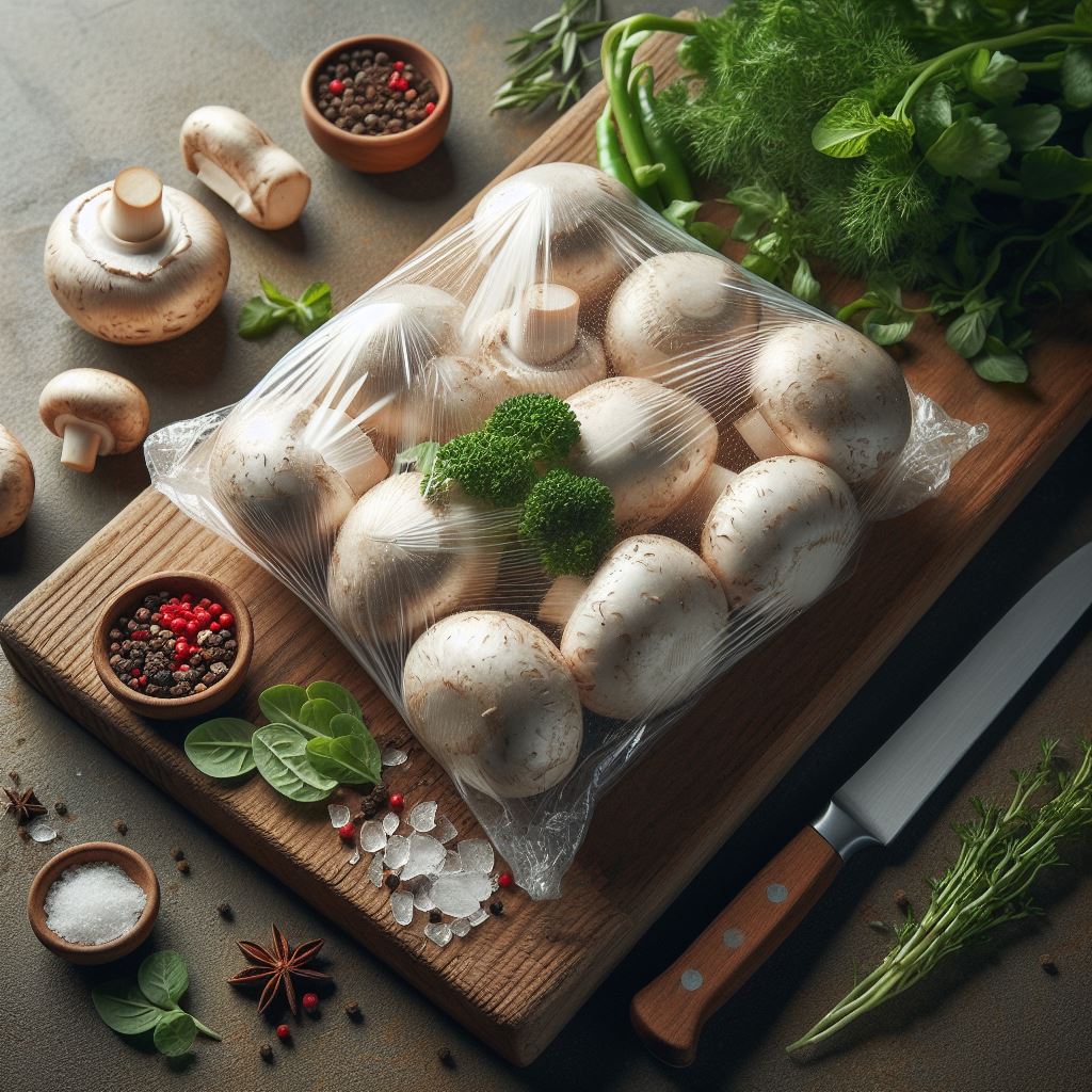 a package of mushrooms